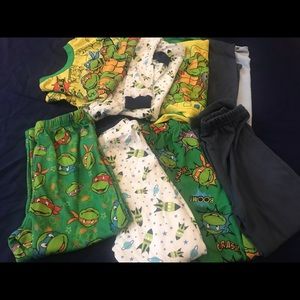 😁 4 pairs of toddler boys pajamas